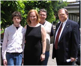 Porter family & Ecampus Dean
